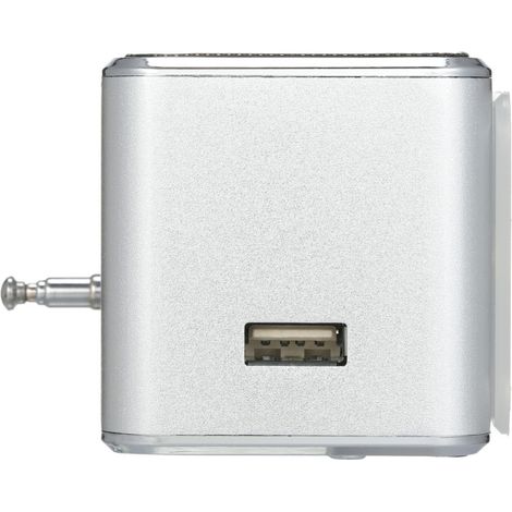 Irovami Mini-enceinte 3,5mm – MP3, radio FM, TF/USB, portable (1/5)