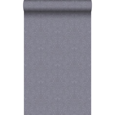 papier peint ornement violet et gris  - Origin Wallcoverings (1/5)