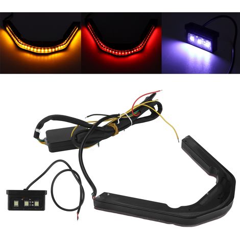 Support de plaque d'immatriculation avec éclairage intégré pour moto S1000RR 2019-2021 (1/5)