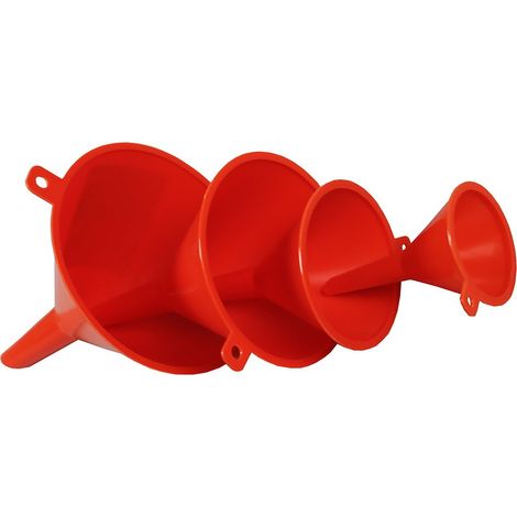Set di 4 Imbuti Arancio - Varie Misure