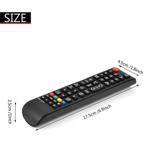 Télécommande universelle pour TV Samsung UE65KU6070. UE65KU6079. UE65KU6400 et modèles compatibles (1/5)