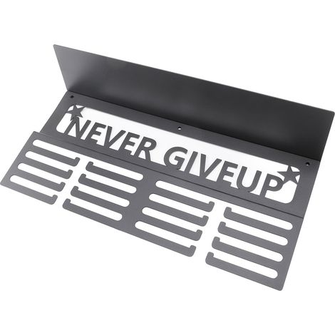 Metal Wall-Mounted Medal Display Stand, Rewards Holder with (1/5)