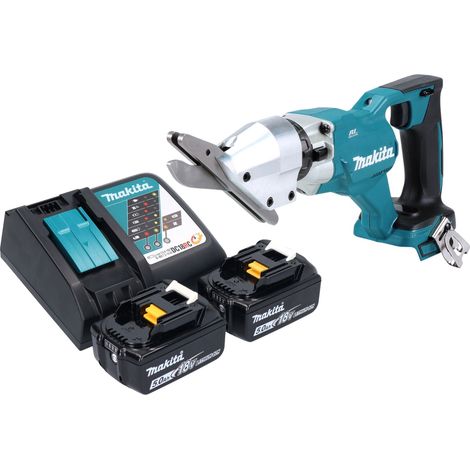 Makita DJS 800 RT Akku Faserzementschere 18 V Brushless + 2x Akku 5,0 Ah + Ladegerät