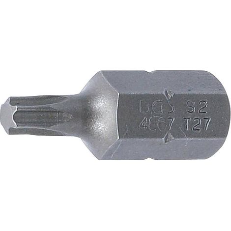 Embout T27 Torx 10 mm x 30 mm - Profil T, - Précision et Durabilité, Acier - D-Work