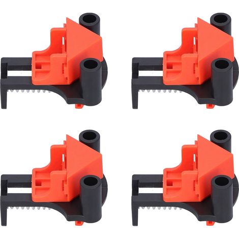 Étau d'assemblage à 90°, serre-joint d'angle orange pour menuiserie, outil de fixation manuel
