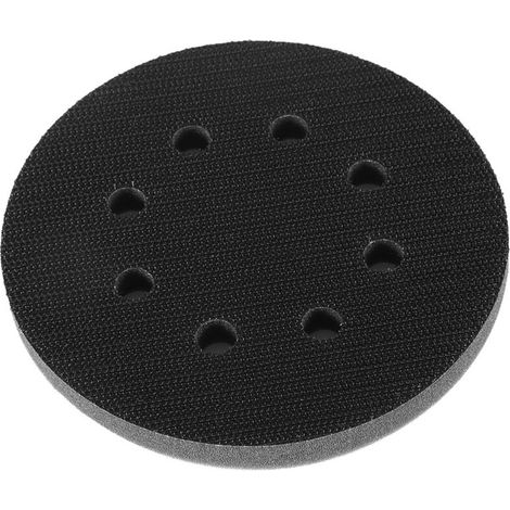 Coussin d'interface en éponge souple de 125 mm de diamètre pour tampons de ponçage (8 trous) (1/5)