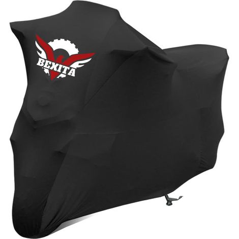 Inner Motorcycle Cover Protective Cover Elastic Fabric Breathable Dustproof Cover for Motorcycle Scooter, XXL: Length (200 to 221 cm) (1/5)