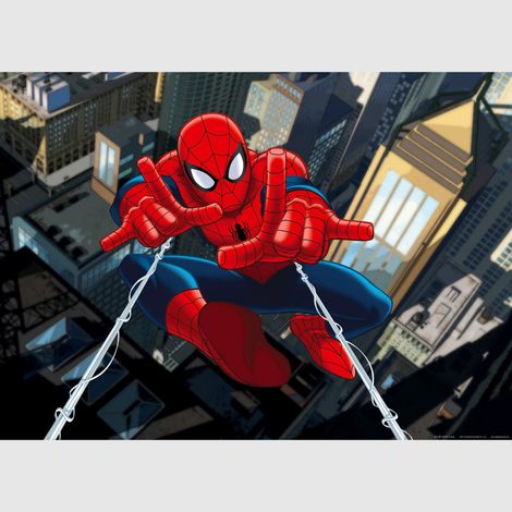 Poster intissé - Spider-Man de Marvel dans la ville - 155x110 cm (1/3)