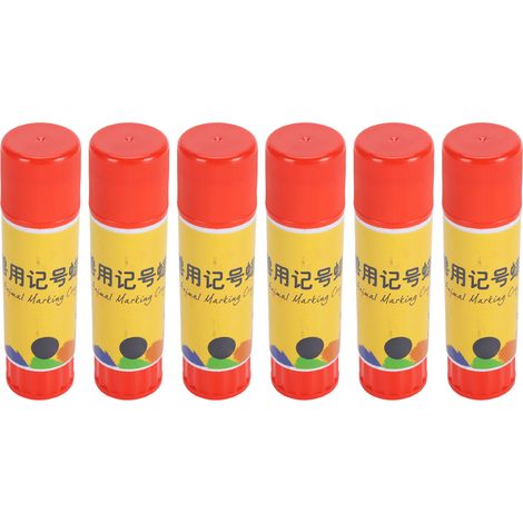 Lot de 24 marqueurs pour bétail, crayons de marquage sûrs, accessoires de marquage pour porcs, moutons, vaches et bovins (rouge). (1/5)