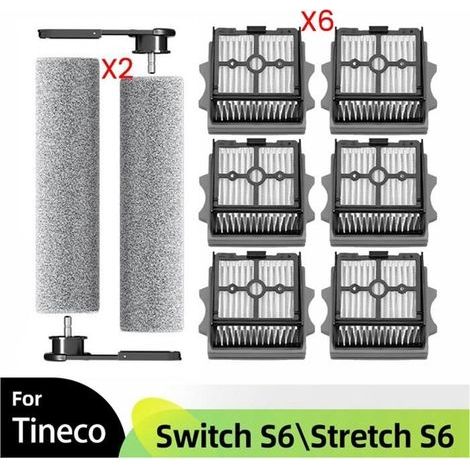 Ersatzteile für Tineco Floor One Nass- und Trockensauger Switch S6/Stretch S6: Walzenbürste, HEPA-Filter und Zubehör (1/5)