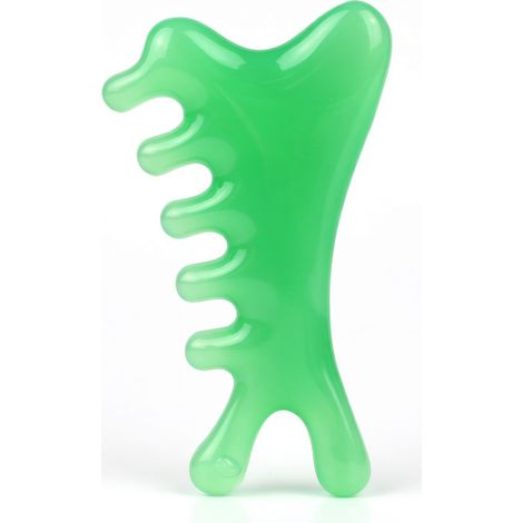 Peigne de massage multifonction vert moyen (1/5)