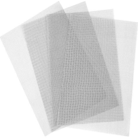 Lot de 4 mailles fines, treillis métallique – Fil tissé en acier inoxydable pour protéger les rongeurs, les fenêtres et les couvercles de canalisation, 300 x 210 mm (1/5)