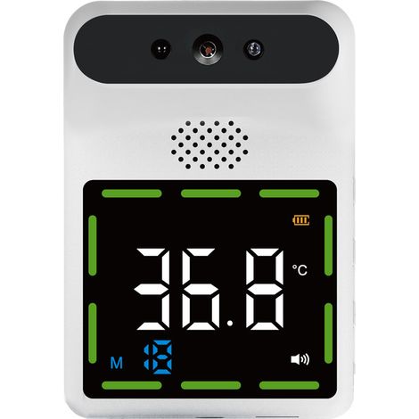 Thermomètre infrarouge sans contact, 2 options d'alimentation, 3 options de montage, mode °C/°F, mode corps/objet, alarme de température, thermomètre infrarouge sans contact (1/5)