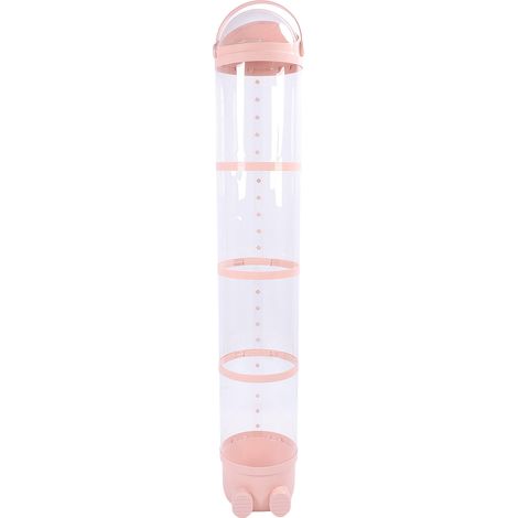 Tube rangement peluches 162cm réglable lumière transparent – Organisateur présentation peluches salle de jeu chambre rose (1/5)