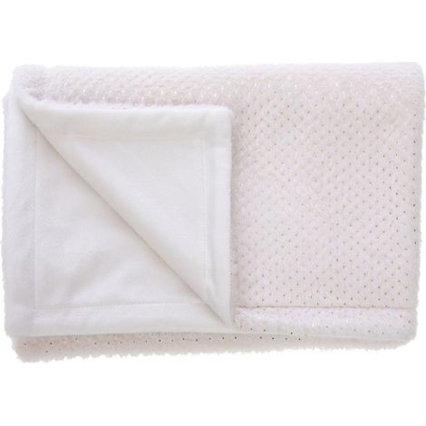 Amadeus - Plaid enfant crème et or 100x75 cm (1/2)