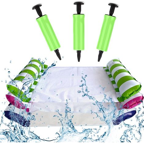Aufblasbare Hängematte – für Pool und Strand – schwimmender Liegesitz – 3-teilig (1/5)