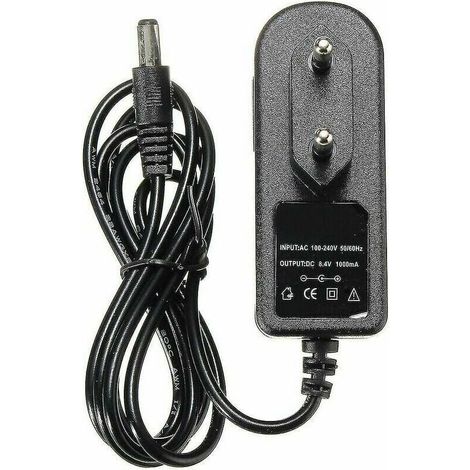 8.4V 1a Smart Charger for 7.4V 7.2V Li-Ion Li-Po Battery with Auto Stop