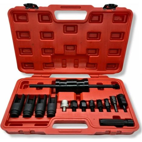 Kit 14pz Estrattore Iniettori con Martello Scorrevole Universale Motori Diesel (1/5)