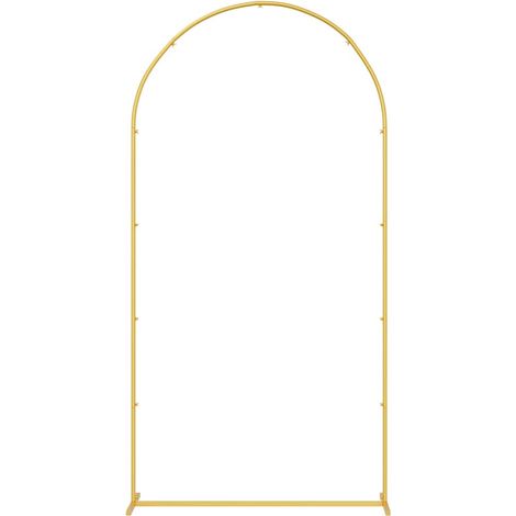 Arco de Boda Dorado 100 x 39 x 200 cm Acero vidaXL