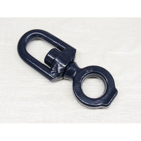 22MM Eye & Enlarged Eye Blue Painted Swivel - 26500KG Marine Boat Mooring Sailing (1/2)