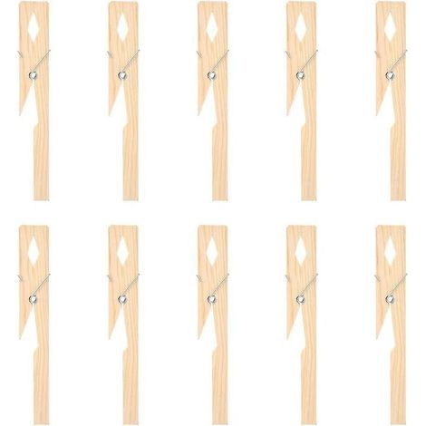 Pince Pour Tube À Essai - En Bambou Naturel - Pour Laboratoire - Diamètre Compatible 10 À 20 Mm - 10 Pièces (1/5)