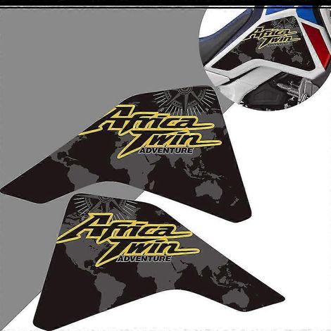 Protections latérales de réservoir pour Honda CRF1100/CRF 1100 L Adventure Adv (2019-2020) : kit d'autocollants et de protections pour visière. Modèles : 2019, 2020, 2021-2020. (1/5)