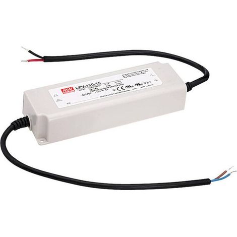 Mean Well LPV-150-24 Trasformatore per LED Tensione costante 151 W 0 - 6.3 A 24 V/DC non dimmerabile, Protezione sovrac