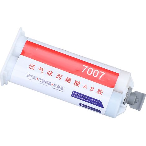 Colle époxy acrylique forte viscosité séchage rapide 5 min pour réparation métal bricolage 50ml (1/5)