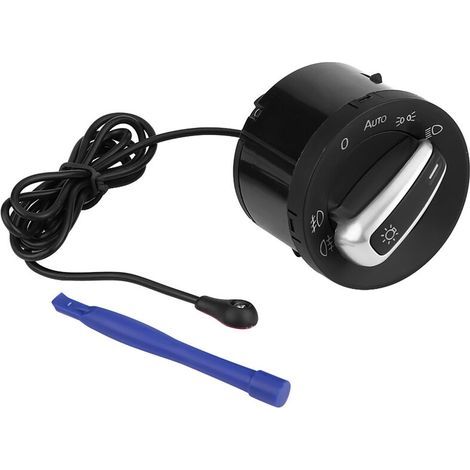 Commutateur de phare, commande de commutateur, commutateur de commande de lampe de phare automatique Module de capteur de lumière pour Passat pour Golf Mk5 Mk6 Tiguan Passat B6 Touran MK5 (1/4)