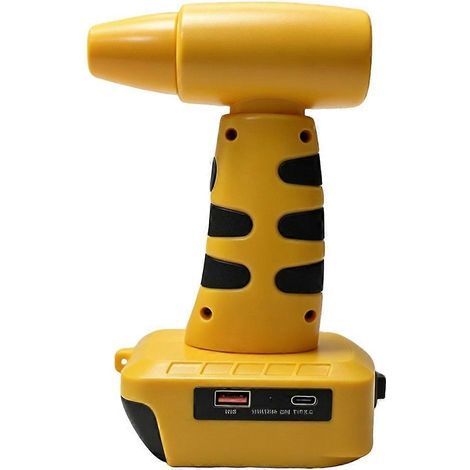 140 000rpm Min Cordless Hair Dryer souffleur pour Dewalt 18V Li Ion 3 Speed Handheld souffleur de feuilles USB Charging (1/5)