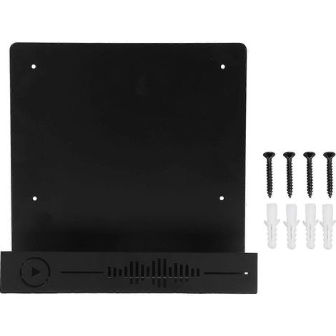 Support mural pour disques vinyles, étagère de rangement en métal pour 10 à 15 disques. (1/4)