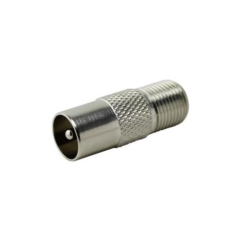 Adaptador F hembra a TV macho. DIN 45.325 Electro Dh 19.515 8430552058471 (1/2)