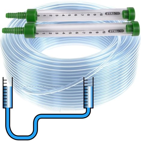 Livello dell'acqua con un tubo flessibile da 25 m Szlaufwaga STALCO