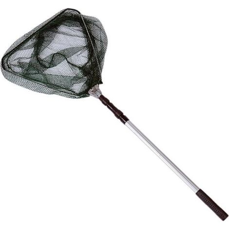Épuisette Télescopique - Aluminium Réglable 61,5 À 175 Cm - Filet Acier Inoxydable 35 Cm Profondeur - Pêche En Eau Douce Et Salée - 1 Pièce (1/4)