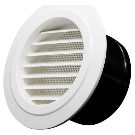 Bouches d'aération avec grille, bouches d'aération inclinées, adaptées à un diamètre d'ouverture de 100 mm (1/4)