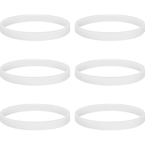 Lot de 6 joints toriques blancs de 10 cm en caoutchouc, compatibles avec les blenders Ninja BL480, BL680, BL910 et CT680. (1/5)