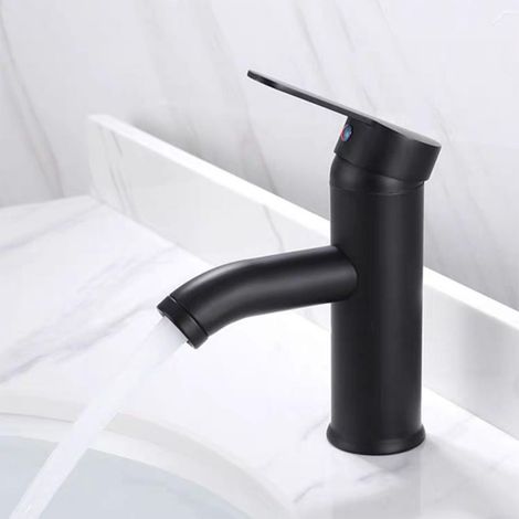 Rubinetto da cucina in acciaio inox 304, rubinetto da bagno con tubo flessibile, rubinetto per lavabo con acqua calda e fredda, doccetta per lavabo per lavandini del bagno (1/4)
