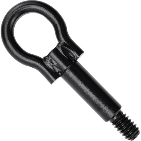 Occhiello di traino - Gancio di traino - Traino auto - Adatto a veicoli specifici - 19x15x2 cm - Nero (1/5)