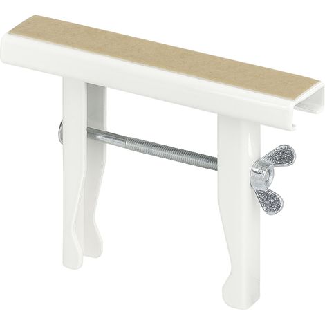 Vormann Heizkörperkonsole weiss 15 x 3,2 cm Halterung Heizung Heizkörperhalter (1/2)
