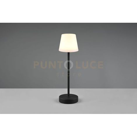 RL MARTINEZ lampada portatile da esterno LED nera IP44