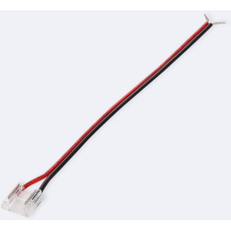 Connettore con Cavo Striscia LED 12/24V DC SMD e COB IP20 Larga 8mm 8 mm
