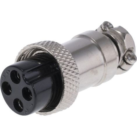 Connettore Microfono Microfono Femmina Antenna Filettatura 4Pin
