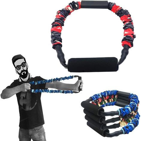 Bande de tir à l'arc ouvert pour entraînement de force de bras de résistance à l'arc tendeur de tir à l'arc machine de fitness (1/5)