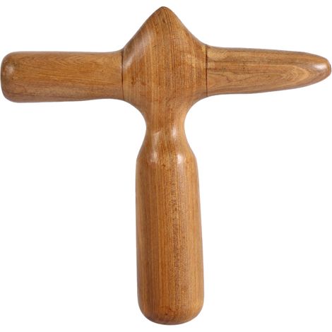 Rouleau de massage thaïlandais pour le corps et les pieds, en bois parfumé, pour la réflexologie corporelle, l'acupuncture et la relaxation musculaire et la réduction du stress.-AquaForge