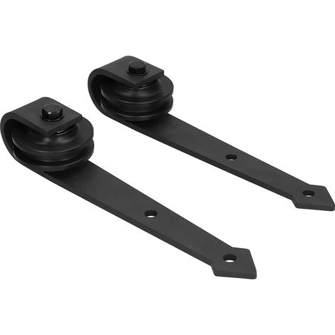 Carbon Steel Sliding Wheel Pulley Roller for Barn Doors, Quiet and Smooth Operation for Barn and Sliding Doors (1/5)
