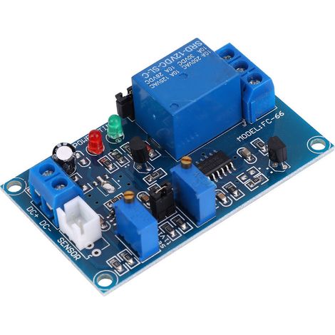 Interrupteur de commande de lumière 12 V CC, module relais à photorésistance avec temporisation réglable et capteur de détection de lumière (1/5)