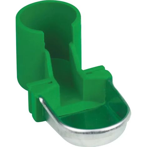 Sabot abreuvoir porte-bouteille de cage vert - GAUN (1/3)