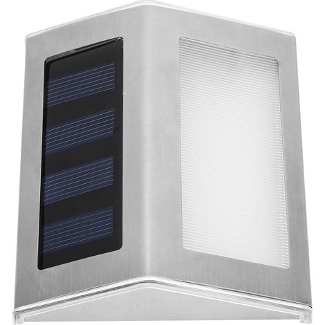 Lampes Solaires pour Marches d'escalier Extérieures, Applique Murale LED étanche pour Escaliers, Allées, Décoration de Jardin – Installation sans Effort, éclairage Automatique (1/5)
