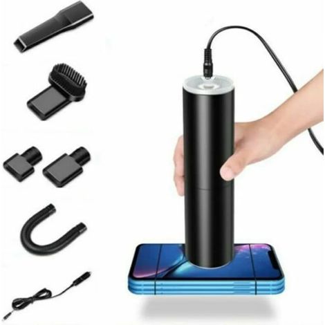 Aspirateur portable 120 W pour voiture et maison, aspirateur eau et poussière (noir) (1/5)