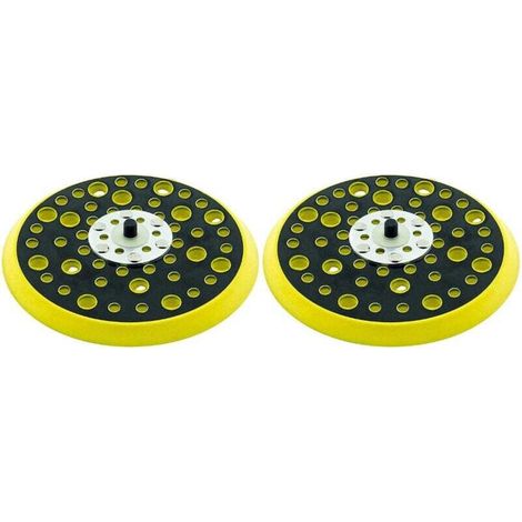 Tampon de support à boucle 150 mm, filetage 5/16, 52 trous, compatible avec Mirka (2 pièces) (1/3)